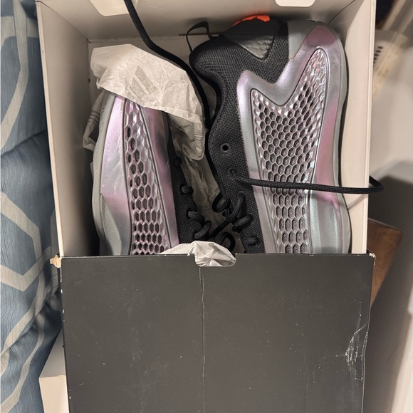 Adidas Black and Gray Sneakers